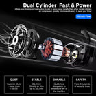 Air Pump Dual Pistons | Fast Tire Inflator for Cars & SUVs