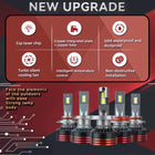 LED Headlight Bulb M8 Pro 60W | Bright LED with Cooling Fan All Trim Sizes