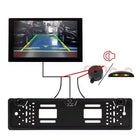 License Plate Frame with Rear Camera & 2 Parking Sensors | No Drilling