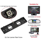 License Plate Frame with Rear Camera & 2 Parking Sensors | No Drilling