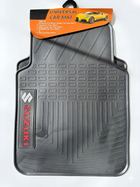 Rubber Car Floor Mats with Brand Logo | Thick Odor-Free Latex Universal Fit