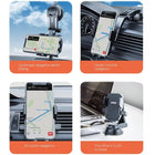 Suspended Suction Cup Car Phone Stand | Below-Mount Design for Better Visibility