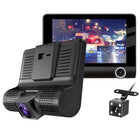 Car DVR with 3 Cameras | Split-Screen Display & Night Vision