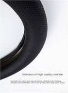 Premium Leather Steering Wheel Cover | Anti-Slip & Breathable