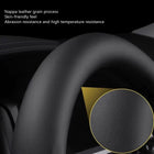 Full Smooth Leather Steering Wheel Cover | Premium Anti-Slip Grip