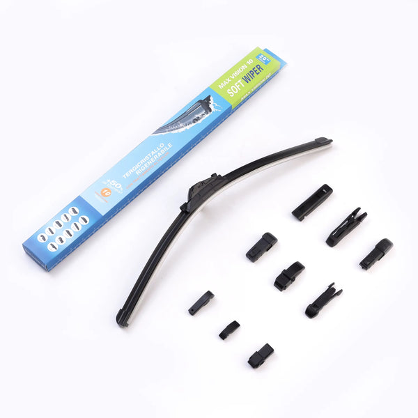 Silicone Car Wiper Blade with 10 Adapters | Universal Fit
