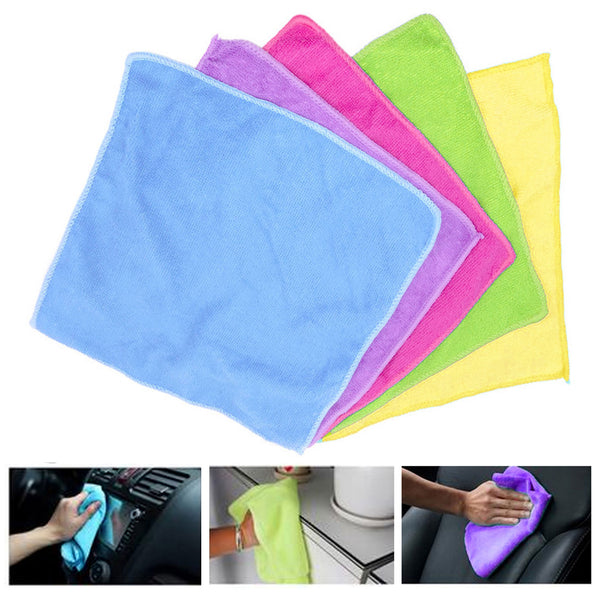 5 Microfiber Car Duster Cloths | Set of 5 | Streak-Free Cleaning