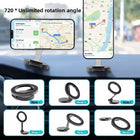 Magnetic Foldable Metal Car Phone Stand | Premium One-Touch Mount for Dashboard