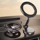 Magnetic Foldable Metal Car Phone Stand | Premium One-Touch Mount for Dashboard